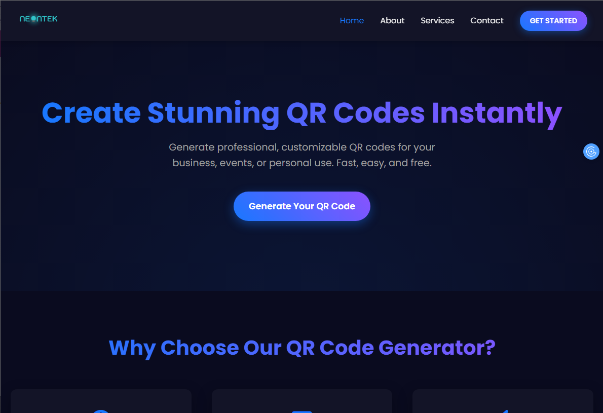 QR Generator screenshot