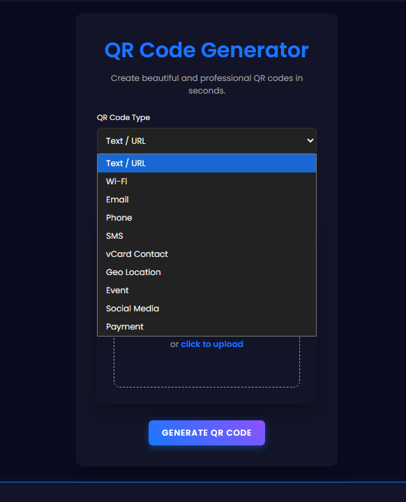 QR Generator Screenshot 4