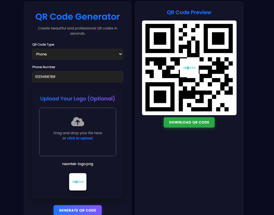 QR Generator Screenshot 5