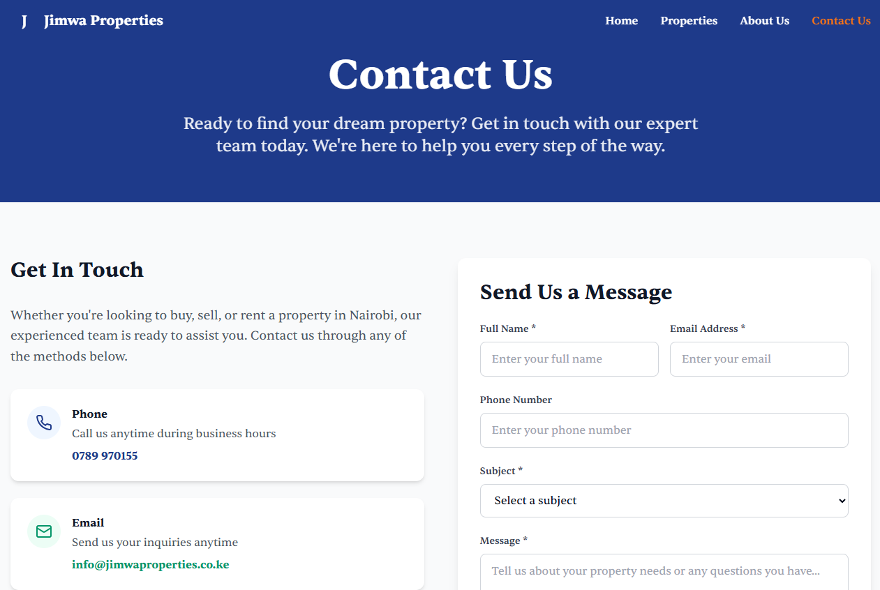 Jimwa Properties screenshot 2