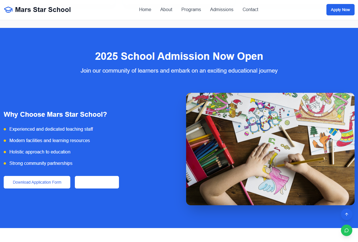 Mars Star School screenshot 2