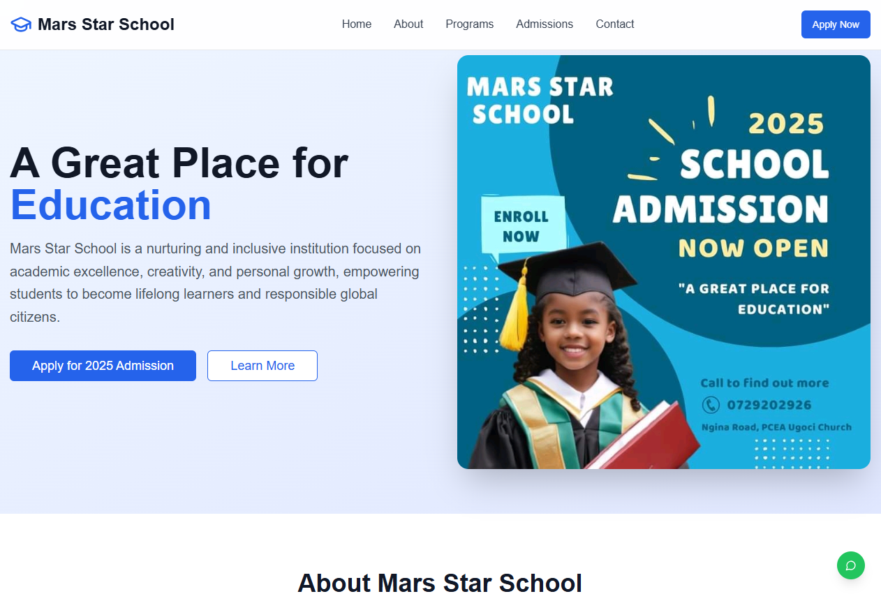 Mars Star School cover image